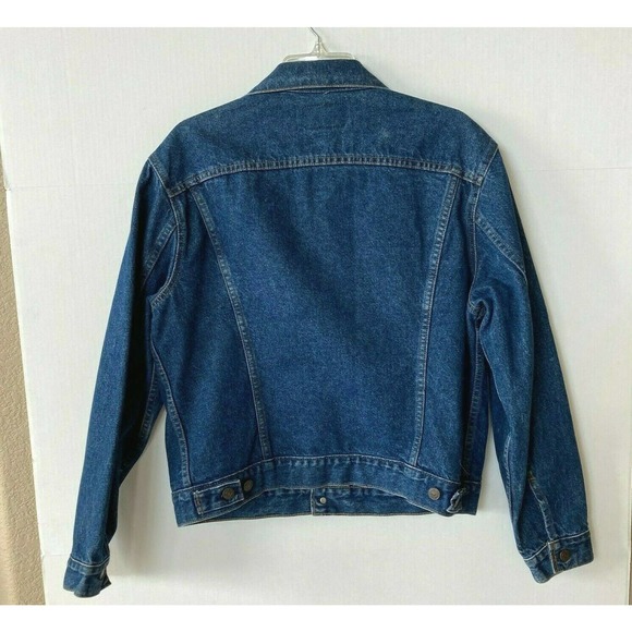 Vtg LEVI'S Trucker Denim Jacket Sz 44 Blue 70506-0216 USA Red Tab Excellent - Picture 3 of 9